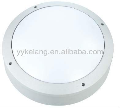 China Aluminum Exterior Round Polycarbonate Bulkhead Light for sale