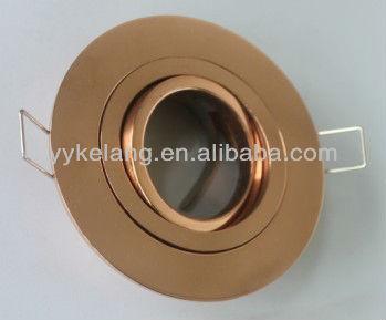 China COPPER Round Copper Recessed Ceiling Lights With Heat Box for sale