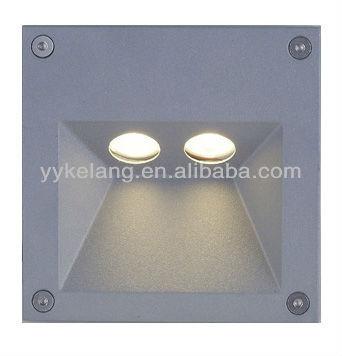 China Modern Outdoor Square Led Recessed Light Aluminum Led Wall Light for sale