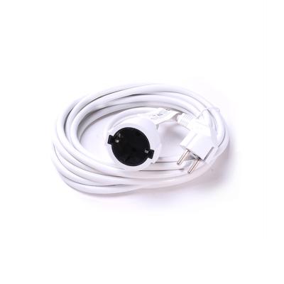 China Home Appliance On Promotion European Type 1 Plug Outlet AC Power Cord With Plug Extension Cable for sale