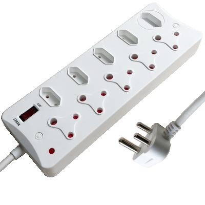 China New Product Residential / General Purpose South African Household Multiple Plugs In Electrical Extension Sockets Power Strip for sale