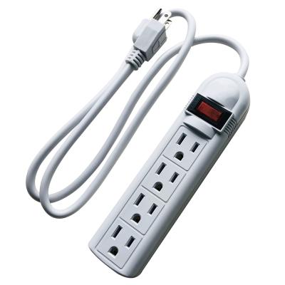 China Residential / General Purpose 250V Extension Socket 4 Way American Style Power Strip With Switch for sale