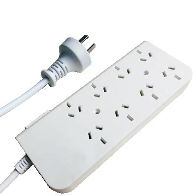 China IRAM Residential/General Purpose Power Strip with Switch Guaranteed 240V~250V for Argentina Market 8 Outlets Electrical Outlet Extension Socket 250V AC 10A for sale