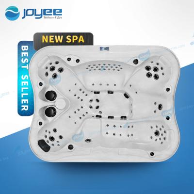 China JOYEE 7 Modern 8 People Party Hot Tub Spa Hydromassage Funny Relax Whirlpool Spa Bathtub With Water And Bubble Jets for sale