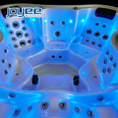 China JOYEE Modern Large Capacity Spabaden with Contemporary Gecko System Patio Spring Pool for 7 Person Massage Whirlpool Tub Low MOQ for sale