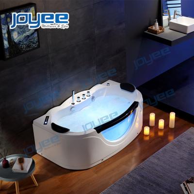 China MIT Dusche/Badewanne indoor whirlpool tub shower skirt JOYEE 2 people spa three side massage bathtub household for sale