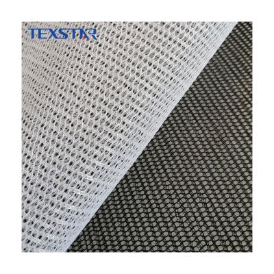 China Stiff Tough 100% Polyester Tear-Resistant Mesh Fabric For Hats Caps for sale