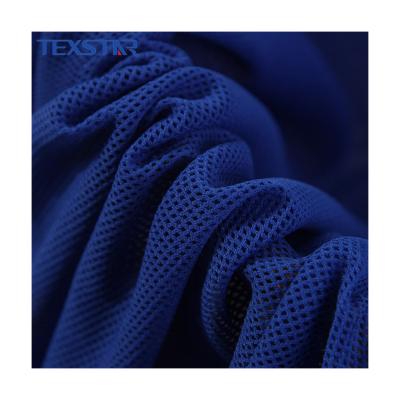 China Antistatic Polyester DTY Diamond Square Mesh Fabric for Sportswear and Bag Lining for sale