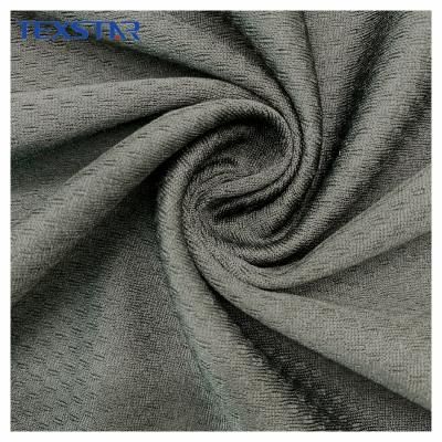 China Stain Resistant Breathable Warm Wholesale Polyester Jacquard Knit Fabric For Sportswear for sale