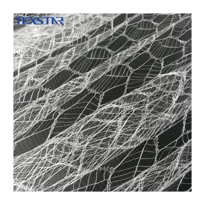 China Polyester Soft 100% Poly Mesh Net Fabric For Spider Mesh Roll, Gift Wrapping And Flower Mesh Fabric Plain Dyed Soft Knitted for sale