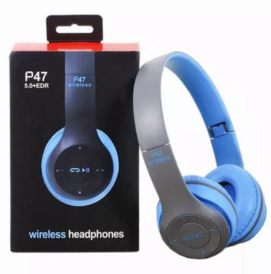 China OEM P47 Noise Canceling Noise Reduction BT Headset Headphone Gaming Perfect Wireless Waterproof Folding High Fidelity Stereo Headset for sale