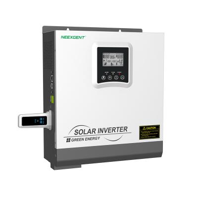 China Solar inverter off grid 1KW wifi remote monitoring MPPT 60A solar hybrid inverter 225mm*355mm*92mm for sale