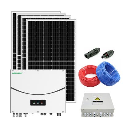 China Home On Grid System 10KW Solar Powered Mono Panel Solar Power System Solar System for sale