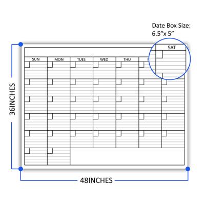 China Desktop Nanotech Weekly Monthly Planner Dry Erase Files Whiteboard for sale