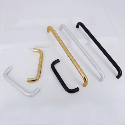 China Minimalist Solid Furniture Wardrode Handle U Shape Aluminum Handles for sale