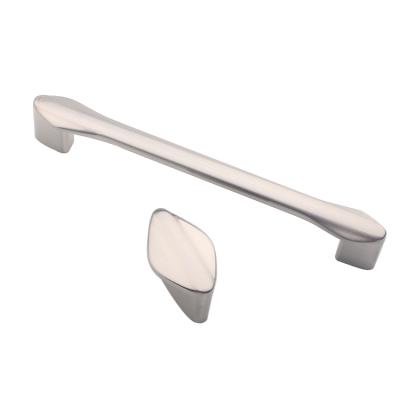 China Modern Fancy Office Cabinet Kitchen Furniture Handles Solid Wardrobe Metal Pull Handles for sale