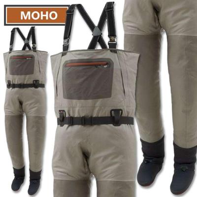 China MOHO Chest 100% Waterproof Breathable Fishing Wader for sale