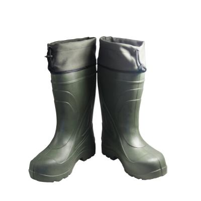 China 2018 Competitive price designers purecolor cheap anti-slip knee high foam rubber rain boots for sale