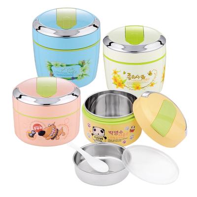 China Best Selling Food Storage Heatable Stainless Steel Lunch Box Stainless Steel Food Storage Container Cover for sale