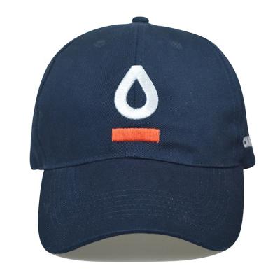 China breathable & Custom Embroidery Soft Top Breathable Unisex Waterproof Logo Summer 6-Panel Baseball Hat Cap for sale