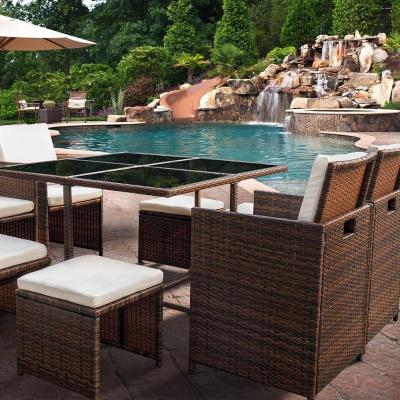 China Water Proof Outdoor Furniture Sets Wicker Rattan Chair Set , Outdoor Indoor Use Backyard for sale