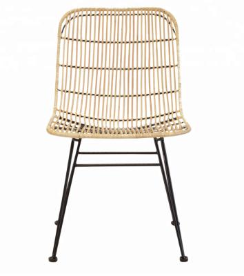 China Modern Outdoor Furniture Waterproof Wicker Restaurant Furniture Rattan Outdoor Dining Chairs for sale