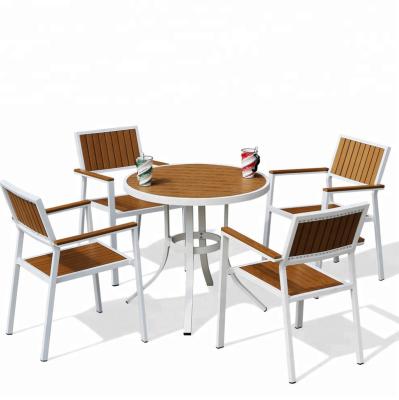 China Modern Outdoor Wooden Restaurant Furniture Plastic Furniture Manila Philippines Outdoor Furniture for sale