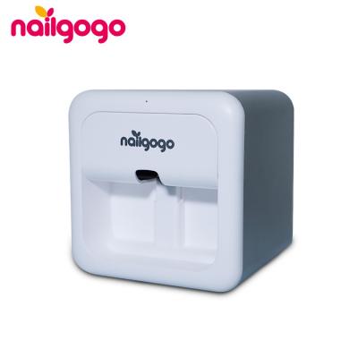 China Fashionable Nailgogo Digital 3d Portable Smart Finger Nails Art Photo Printing Machine Auto Electric Wifi Painting Printing Nail Printer for sale