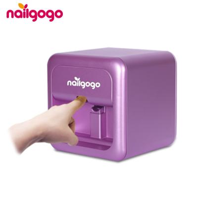 China Beauty Center Nailgogo For Print Digital 3d Printer Portable Art D Software Polish Customized Nail Printing Machine for sale