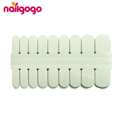 China Nail Protector Nailgogo Outdoor Sticker Nail Protective Outdoor Stickers Waterproof Armor Greater Nail Stickers For Gel Polish for sale