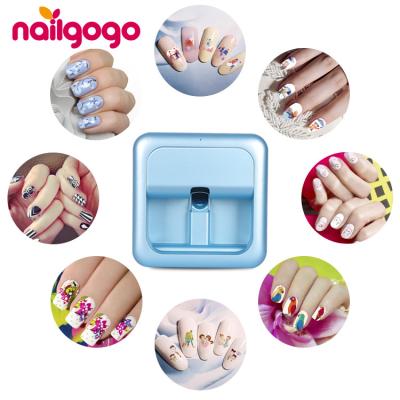 China Fashion F4 impressora de unhas good price inkjet gel nail art DIY Nailgogo digital finger printing machine for sale