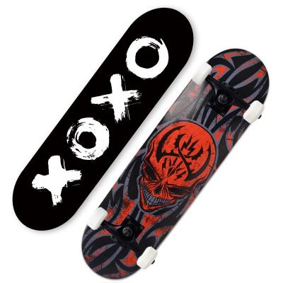 China Outdoor Activities Customized Grip Tape Skateboard Complete Cheap Skateboards For Kids And Adults High Quality Wooden Skate Board In Stock for sale