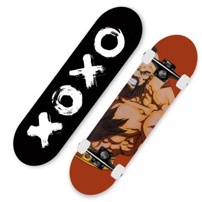 China Outdoor Activities Complete Maple Skateboard Including Professional Skateboard Box Custom Skateboard For Girls for sale