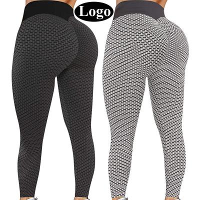 China Wholesale Breathable Sexy Women Solid Butt Lifting High Waist Pants Tik Tok Tiktok Leggings Women Workout Gym Fitness Yoga for sale