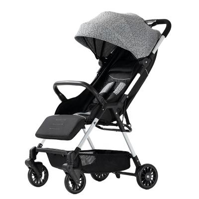 China Automatic Folding 360 Degree Turned Front Wheels And Aluminum Frame Automatic Folding Baby Stroller for sale