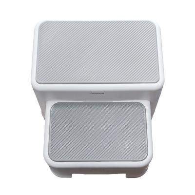 China Gray Baby Foldable Plastic Stool for sale