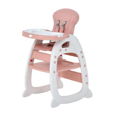 China Multi-functional and food grade multi-functional referee chair pink dining table stable feeding referee chair for sale