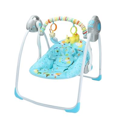 China (With portable music and vibration and 2 position adjustment swing for baby for sale