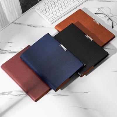 China High Quality PU Leather Attached Ring Binder Refillable Loose-leaf Notebook Custom Journal Notebooks Notebook With Logo Company Custom Gifts for sale