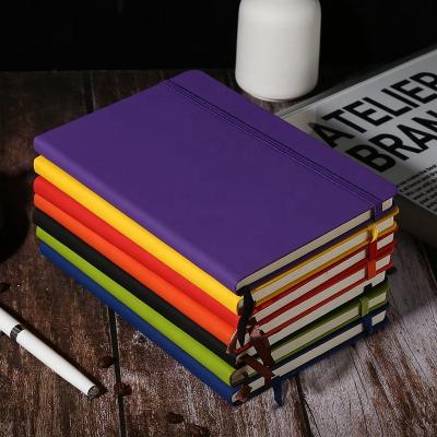 China Wholesale A5 Modern Hard Tape Binding Notebook Cover Stain Custom Logo Promotion Corporate Gifts Journal Cover Printing Pattern for sale