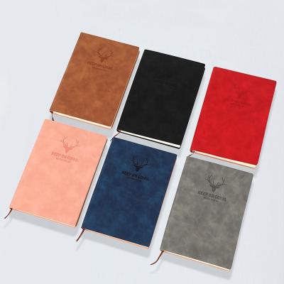 China Promotional Notebooks Diaries A5 100 Sheets Hardcover Notebook Waterproof Classic Ordered Journal for School Business Work Travel Writing for sale