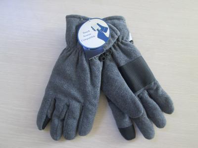 China Winter gloves for Men and Woven--Fleece Glove--Polyester glove-Touch screen glove for Smrt touch--Iphone Use for sale