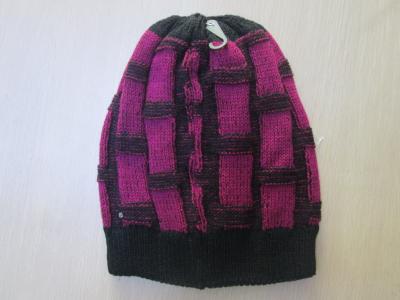 China Acrylic Hat for Ladies and Girls--Cross Hawse--Outside and Winter--Double Layer--Loop Hat for sale