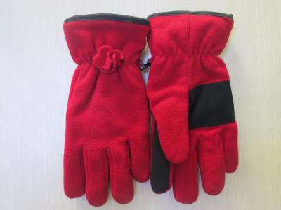 China Fleece Gloves--Thinsulate Lining--Ladies Winter Gloves for Outside--Unslip Palm for sale