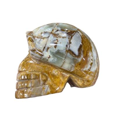 China China Further Class Handcrafted Large Afghanistan Jade Skulls For Gift Healing Crystal Stones Carvings for sale