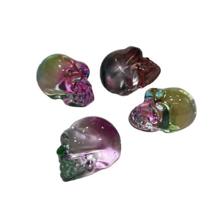 China China Hot Selling High Quality Natural Crystal Skulls Aura Crystal Quartz Skulls For Fengshui for sale