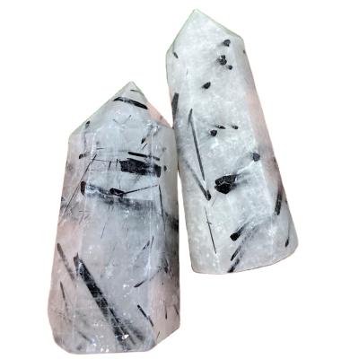 China China wholesale high quality healing crystal stones jet tourmaline stone blackhead for sale for sale