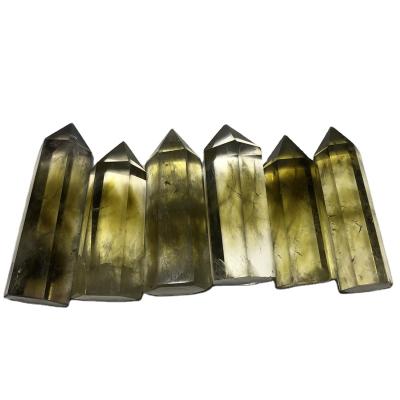 China China Point Wholesale Natural Citrine Magic Wands Crystal Points Healing Crystal for sale