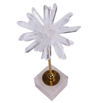 China China Crystal Crafts Healing Clear Crystal High Quality Spur Holder for Decoration for sale