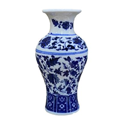 China Wholesale High Quality China Blue and White Porcelain Vases Ceramic Bottle for Home Decoration for sale